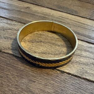 Gold and Navy Blue Women's Pastelli Bracelet